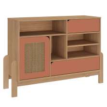 Buffet Aparador 1P 2G 122 cm 4579 Carvalho Terracota ARLY