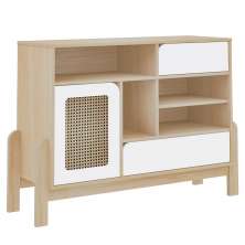 Buffet Aparador 1P 2G 122 cm 4607 Naturale Branco ARLY