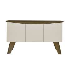 Buffet Aparador 3P Bordas Invertidas Pinho Off White ARLY