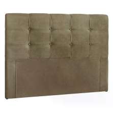 Cabeceira Casal 140cm Daiana Suede Taupe ID Milani Store