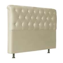 Cabeceira Queen 160cm Emilia Suede Marfim ID Milani Store
