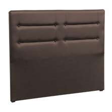 Cabeceira Queen 160cm Isis Suede Chocolate ID Milani Store