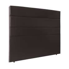 Cabeceira Solteiro 90cm Bia Suede Marrom ID Milani Store
