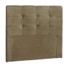 Cabeceira Solteiro 90cm Daiana Suede Taupe ID Milani Store