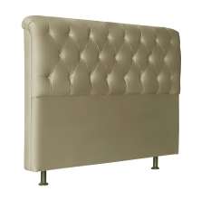 Cabeceira Solteiro 90cm Emilia Suede Taupe ID Milani Store