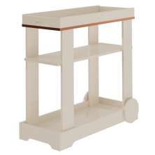 Carrinho Bar Com Rodizios 80 cm 4627 Off White ARLY