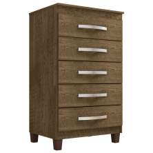 Comoda 5 Gavetas 57 cm Moden 2259 Malbec INCP
