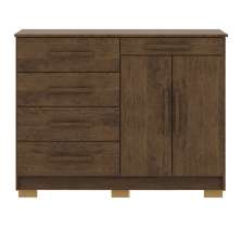 Comoda Sapateira 5G 2P 122 cm SIRI 20019 Imbuia VLR