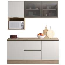 Cozinha Modulada 5 Peças 178 cm Etti Carvalho Oak Off White PLN