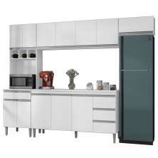 Cozinha Modulada 5 Peças 281 cm Andreia Branco REAJL