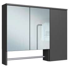 Espelheira Com 3 Portas e Toalheiro 80 cm ES9000 Mell Arenas FAEM