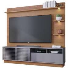 Estante Home Para TV 70 Polegadas Campeche Freijo Cinza CLB