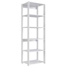 Estante Livreiro 138X60cm 05 Prateleiras Branco PRODDY