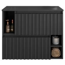 Gabinete Suspenso 2 Portas Basculantes 75 cm BL1000 Grafite FAEM