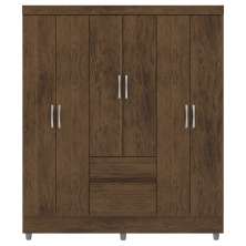 Guarda Roupa Casal 6P 2G 153 cm 10091 Imbuia VLR