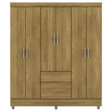 Guarda Roupa Casal 6P 2G 153 cm 10091 Nature VLR