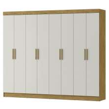 Guarda Roupa Casal 8 Portas 236 cm RG138 Marrocos Off White MXM