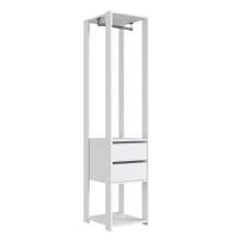 Guarda Roupa Closet 02 Gavetas 183X40cm Branco PRODDY