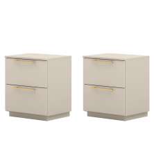 Kit 2 Mesa De Cabeceira 2GV 50 cm DUB 50019 Fendi VLR