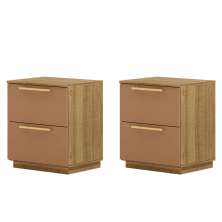 Kit 2 Mesa De Cabeceira 2GV 50 cm DUB 50019 Nature Camarim VLR