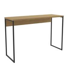 Mesa Bancada Alta Gourmet 136X91 LI043 Freijo Preto Fosco KPB