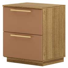 Mesa De Cabeceira 2 Gavetas 50 cm DUB 50019 Nature Camarim VLR