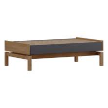 Mesa De Centro 1 Gaveta 100 cm 2151 Tauari Concret Milani Store