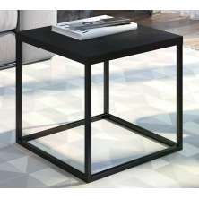 Mesa De Centro Ou Lateral Cube M Preto Milani Store