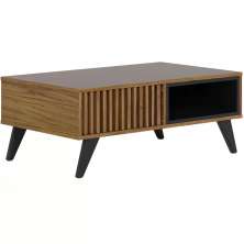 Mesa De Centro Para Sala Jeri Noce Milano Preto CLB