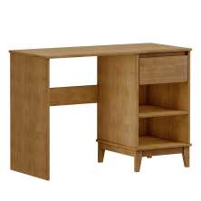 Mesa Escrivaninha 1 Gaveta MDF 110 cm 2806 Freijo Milani Store