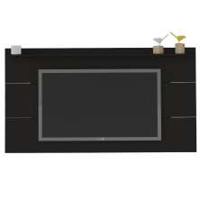 Painel Suspenso Para TV 60 Pol 1 Prateleira 180 cm Preto ARLY