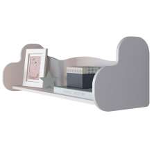 Prateleira Decorativa Nicho Infantil MDF 91X30 cm Branco ARLY