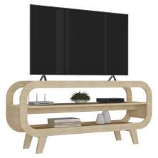 Rack Bancada Para TV 42 Pol 122 cm MDF Naturale ARLY