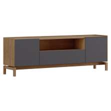 Rack Para TV 65 Polegadas 2P 1G 180 cm 2154 Tauari Concret Milani Store