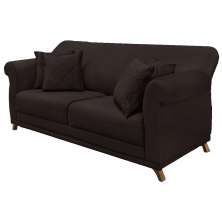Sofa 2 Lugares Retro Polo 160cm Com Almofada Suede 1102 Ezz