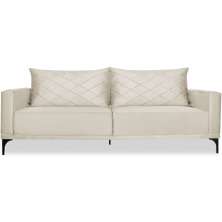 Sofa Living 3 Lugares Nori 200cm Veludo Deluxe 2221 Ezz