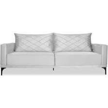 Sofa Living 3 Lugares Nori 220cm Veludo Deluxe 2223 Ezz