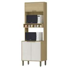 Torre Quente 3 Portas 70 cm GLOR TGL01 Castanho Off White MXM