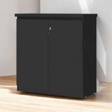Armário Balcão 02 Portas Doubler Preto