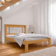 Cama Casal Com Cabeceira Flex Laribella Naturalle E Off White