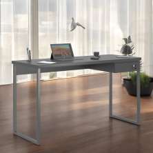 Mesa Home Office Escrivaninha Shine 1,36 Preta Com Gaveteiro
