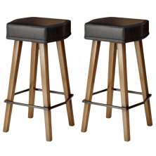 2 Banquetas Alta com Encosto para Bar Cozinha MOBLAN decor