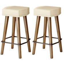 2 Banquetas Alta com Encosto para Bar Cozinha MOBLAN decor