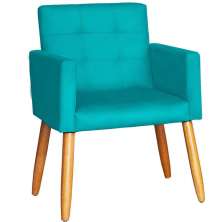 Cadeira Poltrona Conforto Para Escritório Sala Luxo MOBLAN decor