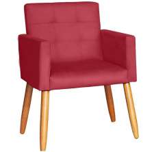 Cadeira Poltrona Conforto Para Escritório Sala Luxo MOBLAN decor