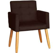 Cadeira Poltrona Conforto Para Escritório Sala Luxo MOBLAN decor