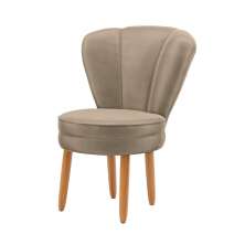 Cadeira Poltrona Para Recepção Tecido Veludo Decorativa MOBLAN decor