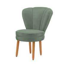 Cadeira Poltrona Para Recepção Tecido Veludo Decorativa MOBLAN decor