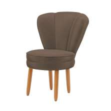 Cadeira Poltrona Para Recepção Tecido Veludo Decorativa MOBLAN decor
