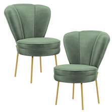 Conjunto 2 Cadeiras Decor para Sala de Jantar Cozinha Tecido Veludo Ergonômica Resistente MOBLAN decor